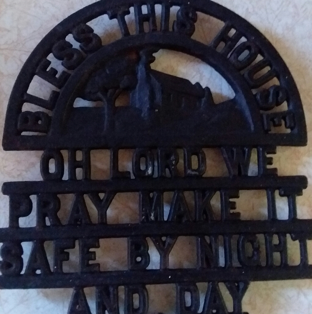 Cast iron bless this house
